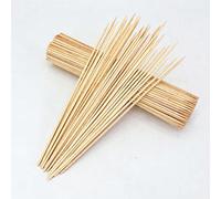 Lot de 100 Brochettes en Bambou Jetables pour Barbecue 3 mm x 25 cm, Style Simple