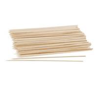 Lot de 100 brochettes en bois 20 cm Fackelmann Nature Bois brun G
