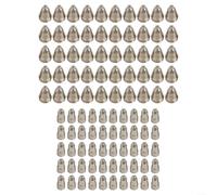 Lot de 100 buses et électrodes pour coupe-plasma P80 avec pièces usinées pour une performance durable (1,1 mm)