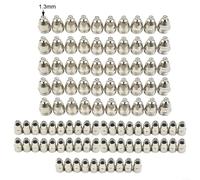 Lot de 100 buses et électrodes pour coupe-plasma P80 avec pièces usinées pour une performance durable (1,5 mm)