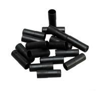 Lot de 100 câbles extérieurs de frein de changement de vitesse de vélo avec virole à sertir et embouts pour l'entretien et la réparation de vélo, compatible avec les cache-câbles de 4 mm/5 mm (5 mm)