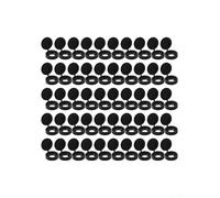 Lot de 100 cache-vis en plastique avec charnière offrant une protection étanche pour prolonger la durée de vie des vis et maintenir des fixations sécurisées dans différents environnements