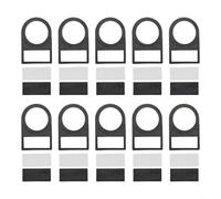 Lot de 100 cadres d'étiquettes à bouton-poussoir pour panneau d'interrupteurs 22 mm Taille de montage pour aider à la catégorisation des fonctions