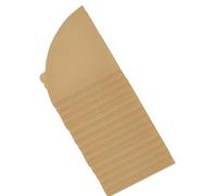 Lot de 100 cafés ronds naturels sans décoloration 64 mm pour machines à expresso Accessoires de rechange de qualité commerciale