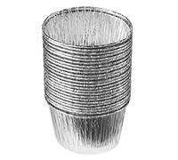 Lot de 100 Caissettes de Pâtisserie en Aluminium de 85 cc pour Gâteaux, Muffins et Portions Individuelles, Petit Format