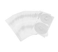 Lot de 100 capsules de café en aluminium, couvercles auto-adhésifs, hermétiques et réutilisables, grande taille, pour capsules, matériau en aluminium de qualité supérieure, 80 g,