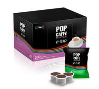 Lot de 100 capsules POP E-TUO crème compatible Fleur et LUI CAFÉ