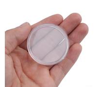 Lot de 100 capsules rondes en plastique de 41 mm de diamètre, parfaites pour la conservation des pièces de monnaie de collection