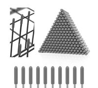 Lot de 100 capuchons de protection pour panier à vaisselle, pièces de rechange pour tous les paniers à vaisselle, gris