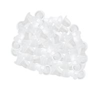 Lot de 100 capuchons d'encre en silicone pour microblading - Pour tatouage - M