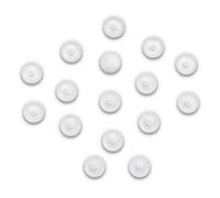 Lot de 100 capuchons pour vis Torx Blanc