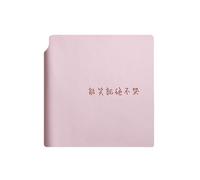 Lot de 100 carnets de notes vierges format A7 - Rose clair