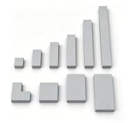 Lot de 100 carreaux de construction en vrac - Accessoires pour construction de 10 tailles - Compatible avec les pièces et pièces Lego - Convient pour enfant garçon et fille