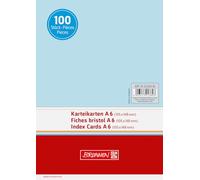 Lot de 100 cartes A6 unlin bl