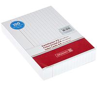 Lot de 100 cartes au format A6 Lin ws