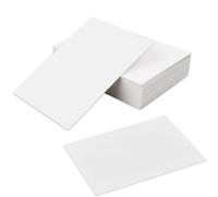 Lot de 100 Cartes Blanches A6 en Carton pour Dessiner Messages et Cartes Postales