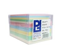 Lot de 100 cartes colorées avec enveloppe de couleur pastel assortie, format 4 (11 x 8 cm)