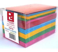 Lot de 100 cartes colorées avec enveloppe de couleurs vives assorties Format 9 (14 x 9 cm)
