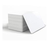 Lot de 100 Cartes d’identité en Plastique PVC de Qualité Supérieure ISO CR80 de Taille 85.6 x 54 mm et épaisseur 0.76mm Par Timeskey