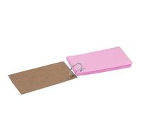 Lot de 100 cartes d'apprentissage, colorées, avec lignes, anneau, lignées des deux côtés, robustes, pour l'apprentissage, pour l'école, les études et la préparation aux examens