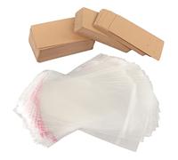 Lot de 100 cartes de boucles d'oreilles en papier kraft avec trous de suspension, présentoir à bijoux pour emballage cadeau, papier kraft