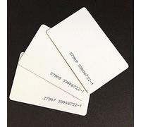 Lot de 100 cartes de proximité Weigand Prox vierges imprimables compatibles avec les lecteurs de format ISOProx 1386 1326 H10301.