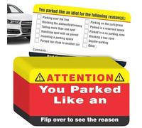 Lot de 100 cartes de stationnement humoristiques « You Suck at Parking » pour adultes, femmes et hommes avec divertissement