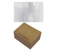 Lot de 100 cartes d'emballage en papier kraft pour bijoux, colliers, bracelets, cartes de présentation faites à la main avec impression d'amour, taille unique, Comme décrit