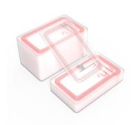 Lot de 100 cartes NFC, NTAG215 NFC, étiquettes programmables, vierges, 215 cartes en PVC compatibles avec TagMo pour téléphones compatibles NFC