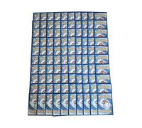 Lot de 100 cartes Pokémon originales avec 8 cartes holographiques à paillettes - Allemand - À collectionner - Doré Pingianer