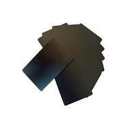 Lot de 100 cartes RFID double fréquence 125 kHz EM4100 et 13,56 MHz MIFARE Classic 1K PVC blanc (noir)