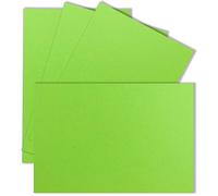 Lot de 100 cartes simples, format A7, 10,5 x 7,3 cm, 240 g/m², vert clair, idéales pour les étiquettes cadeaux, les cartes de nom et les cartes de visite