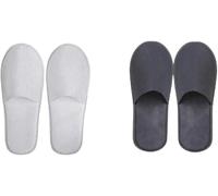 Lot De 100 Chaussons Jetables Pour Invités - Chaussons Jetables Invités, Chaussons D’Accueil Confortables Pour Hôtel, Maison, Mariage - Taille Universelle Adulte-A||Taille unique