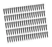 Lot de 100 chevilles de bordure de terre clous fixes pour tondeuse de jardin, piquet de bordure, accessoires pour tondeuse à gazon