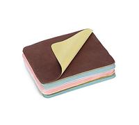 Lot de 100 chiffons en daim double couleur pour lunettes et téléphone numérique 15 x 18 cm DHOPTICAL