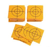Lot de 100 cibles réflecteurs avec réticules imprimés pour stations totales, conçues pour une utilisation dans les projets de surveillance de pont, métro et pente (30 x 30 mm)