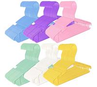 Lot de 100 cintres en Plastique coloré pour bébés et Enfants