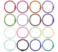 Lot de 100 classeurs à anneaux en métal pour feuilles mobiles, albums de bricolage, fournitures scolaires, fournitures de bureau, loisirs créatifs (LP)