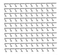 Lot de 100 clips à ressort pour tente et kayak, en acier au manganèse robuste, parfait pour les planches à pagaie et divers tubes de verrouillage