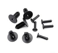 Lot de 100 clips de fixation de voiture pour garde-boue | Doublure en acier | Grille | Pare-chocs - Compatible avec BMW | Pour Opel | Pour Mercedes - Moulures extérieures et garnitures en plastique