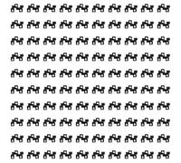 Lot de 100 clips de fixation en acier inoxydable pour planches de terrasse composites Noir 7 mm, 8 mm, 9 mm, 10 mm