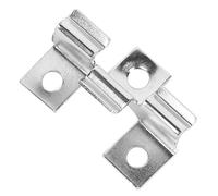 Lot de 100 clips de fixation en acier inoxydable WPC - Pour terrasse - Zone de serrage : 12 mm - En acier inoxydable 304