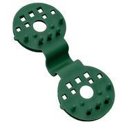 Lot de 100 clips de fixation pour brise vue, bâche ou toile d'ombrage - Vert - Linxor
