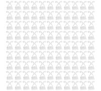 Lot de 100 Clips de Fixation pour murales, pièces adhésives, sans Danger pour Le Jardinage intérieur et extérieur, Outils de Jardinage pour Belles