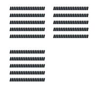 Lot de 100 clips de fixation robustes pratiques de 6 mm pour terrasses et planches de terrasse avec vis et embout de connexion sécurisée