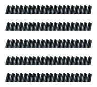Lot de 100 clips de fixation robustes pratiques de 6 mm pour terrasses, planches de terrasse, comprend des vis et un embout, matériel de terrasse extérieur