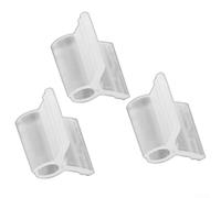 Lot de 100 clips de greffage de jardin pour tiges de 2 à 4,5 mm, pinces de support de plantes blanches pour légumes, outils de fixation en plastique souple pour sécuriser les vignes et les impédons (4