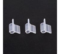 Lot de 100 clips de greffage de plantes en plastique pour sécuriser les greffes de soutien des tiges et des vignes d'entraînement dans les jardins d'herbes aromatiques et potagères (4,5 mm)
