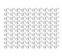 Lot de 100 clips de guidage d'eau pour panneau solaire en acier inoxydable pour module PV - Boucle de drainage en acier inoxydable (30 mm)