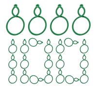 Lot de 100 clips de plantes, universels, réutilisables, comme support pour tomates, guide des plantes grimpantes et aide à l'escalade, pour raisin, intérieur, jardin, fruits et tomates